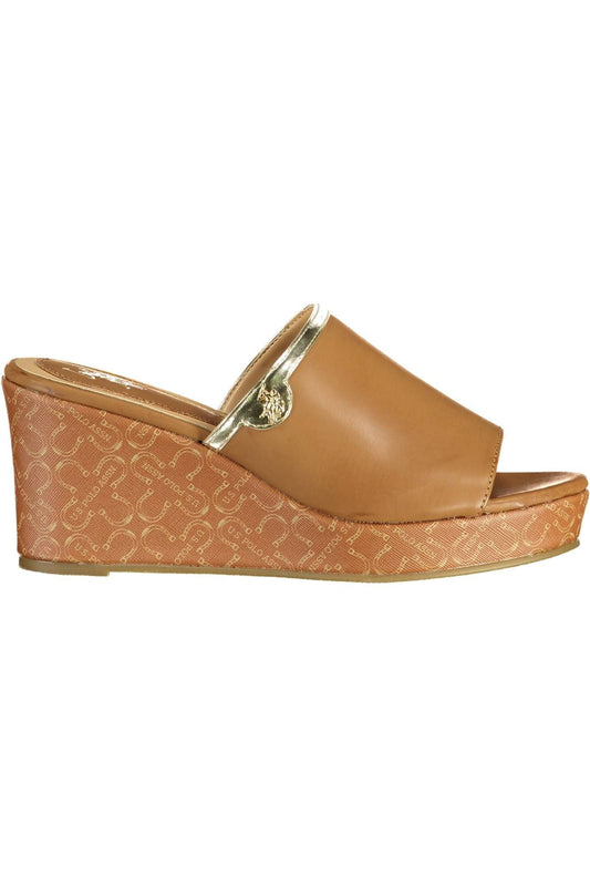 Brown Eco Suede Women Sandal