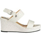 White Eco Leather Women Sandal