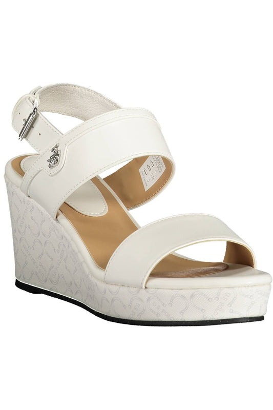 White Eco Leather Women Sandal