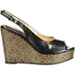 Black Eco Leather Women Sandal