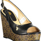 Black Eco Leather Women Sandal