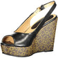 Black Eco Leather Women Sandal