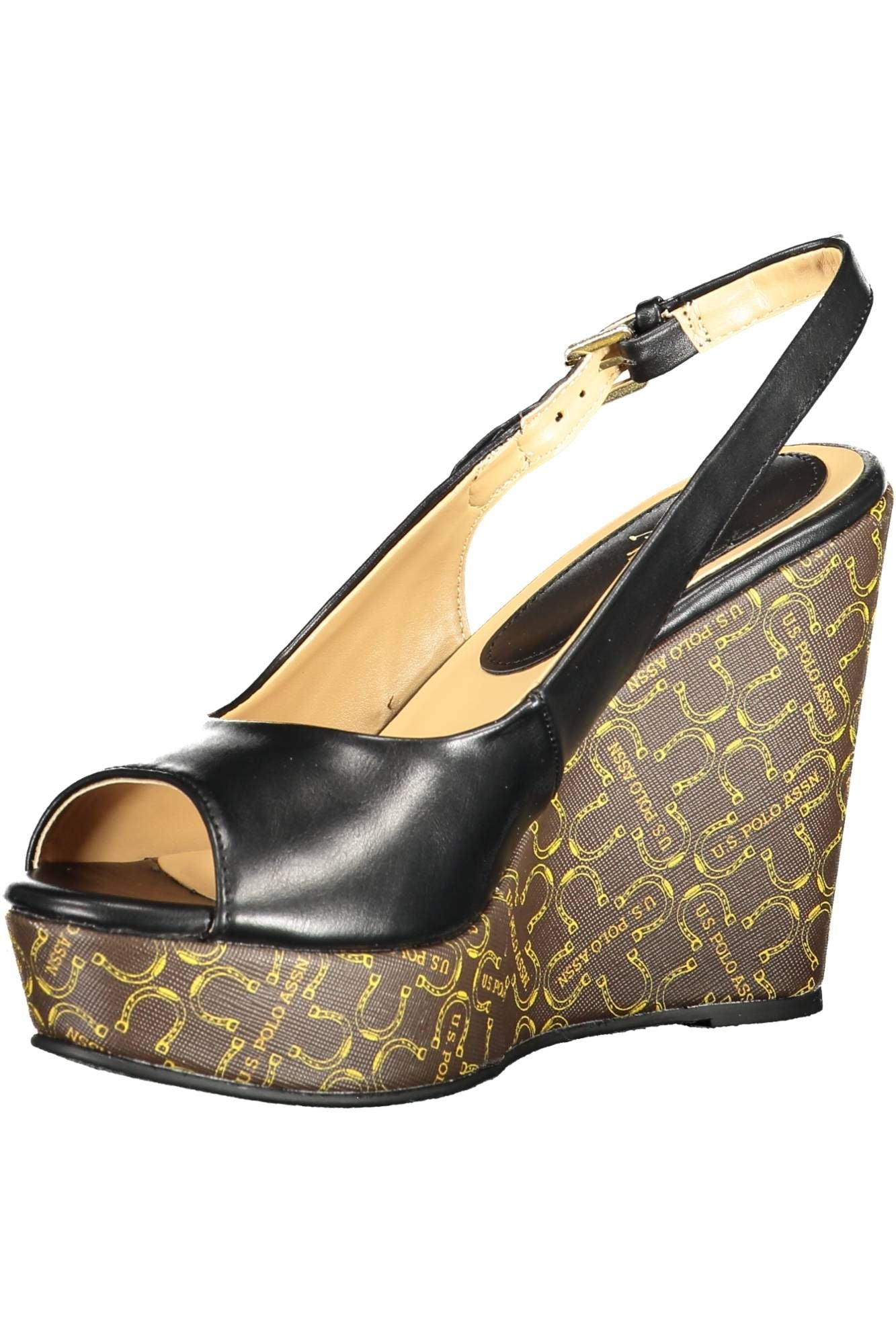 Black Eco Leather Women Sandal