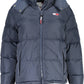 Blue Polyester Women Jacket