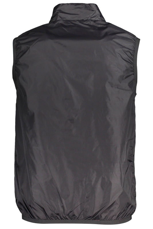 Black Nylon Men Jacket