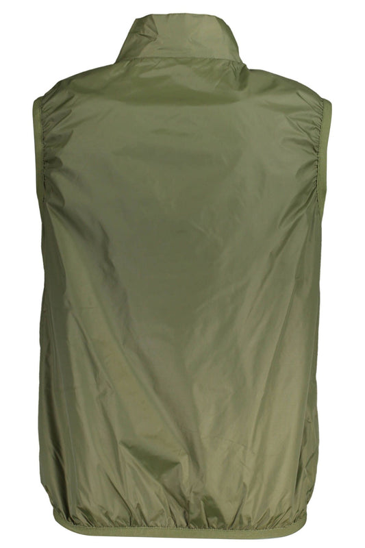Green Nylon Men Jacket