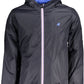 Blue Nylon Men Jacket