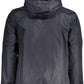 Blue Nylon Men Jacket