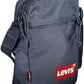 Blue Polyester Men Shoulder Bag