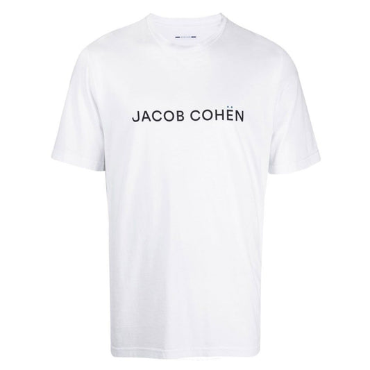 White Cotton Men T-Shirt