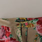 Floral High-Waist Dress Pants