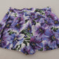 Purple Anemone High Waist Hot Pants Shorts