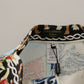 High-Waist Majolica Floral Hot Pants
