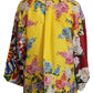 Elegant Floral Silk Blouse