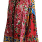 Elegant Silk Floral Print Blouse