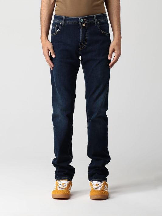 Blue Cotton Men Jeans