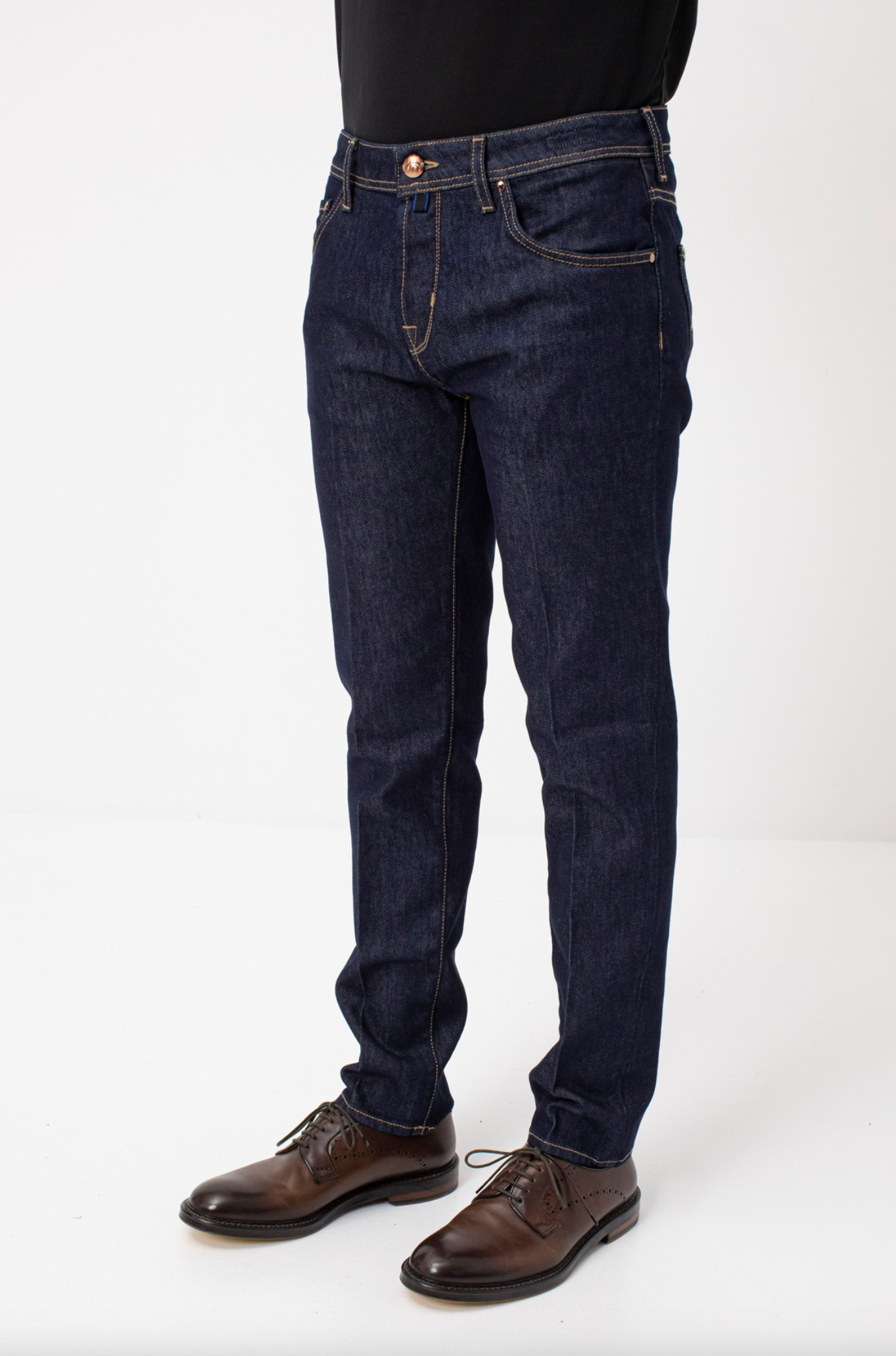 Blue Cotton Men Jeans