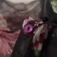 Elegant Floral Silk Scarf Neck Blouse