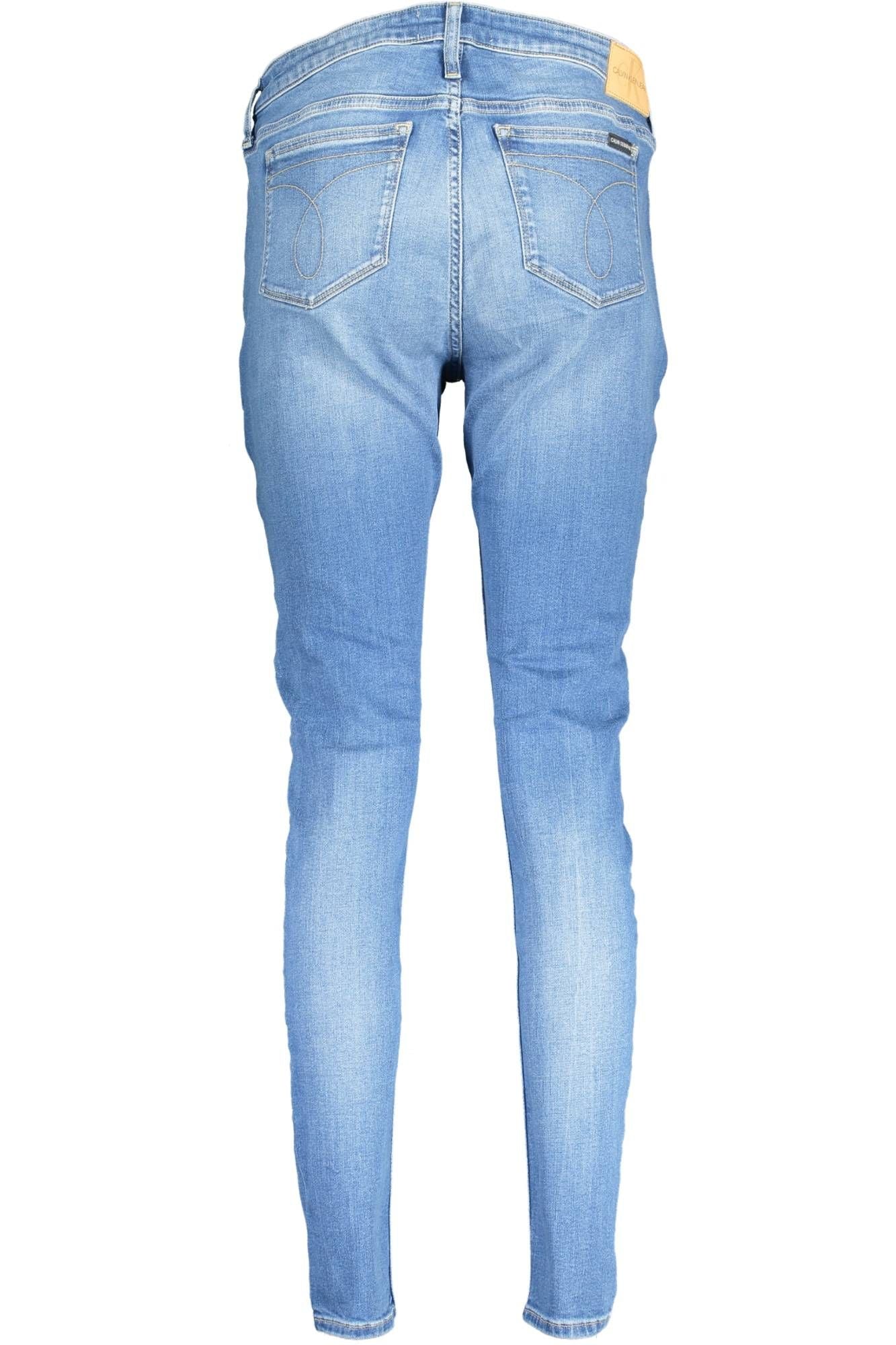Light Blue Cotton Women Jeans
