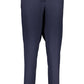 Blue Elastane Women Pant