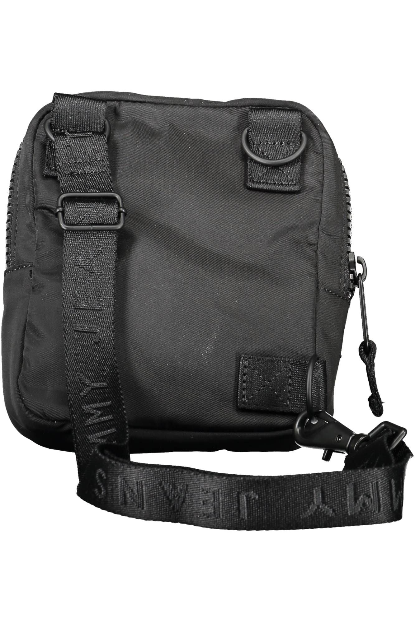 Black Polyester Men Shoulder Bag