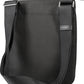 Black Polyester Men Shoulder Bag