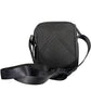 Black Polyester Men Shoulder Bag