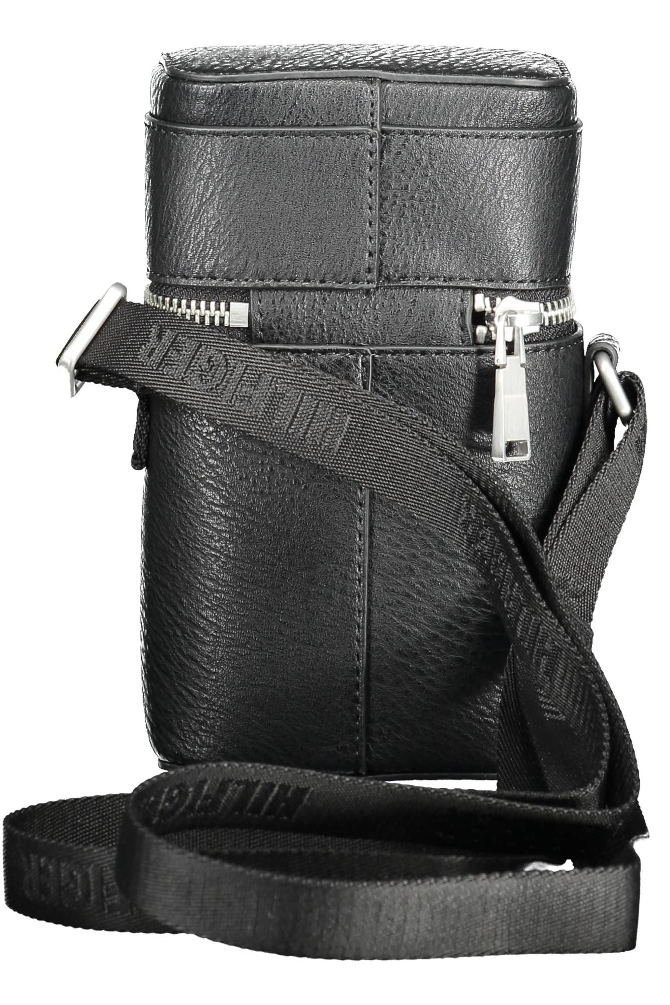 Black Polyethylene Men Shoulder Bag
