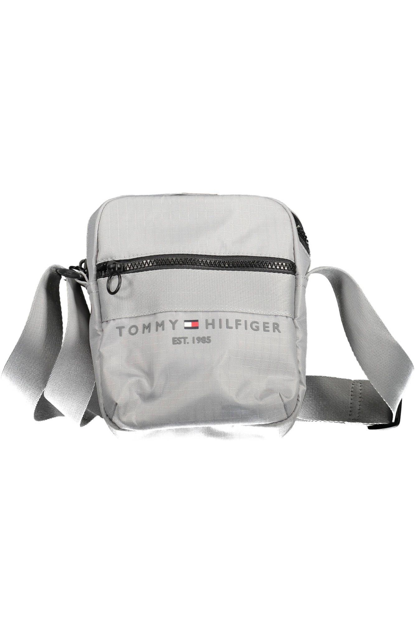 Gray Polyester Men Shoulder Bag