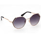 Black Metal Women Sunglass