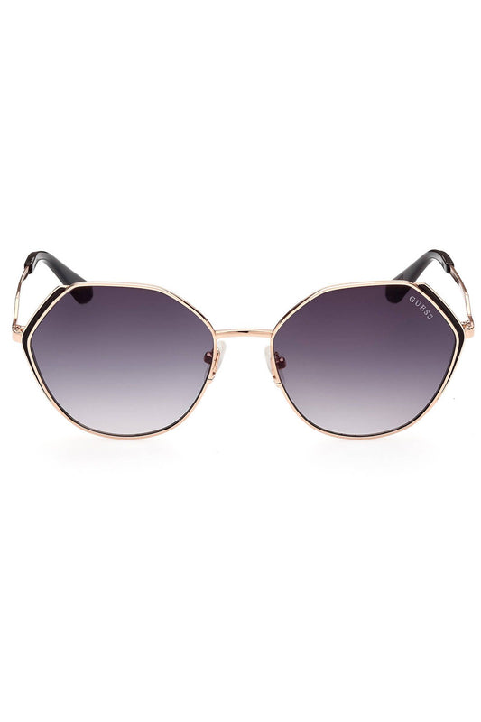 Black Metal Women Sunglass