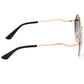 Black Metal Women Sunglass