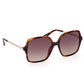 Brown Injected Women Sunglass
