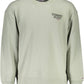 Green Cotton Men Sweater