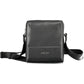 Black Polyester Men Shoulder Bag