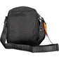 Black Polyester Men Shoulder Bag
