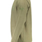 Green Cotton Men Sweater