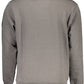 Gray Cotton Men Sweater