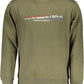 Green Cotton Men Sweater