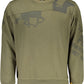 Green Cotton Men Sweater
