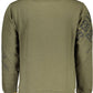 Green Cotton Men Sweater