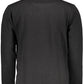 Black Cotton Men Sweater