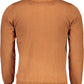 Brown Nylon Men Sweater