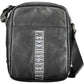 Black Polyethylene Men Shoulder Bag