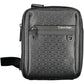 Black Polyester Men Shoulder Bag