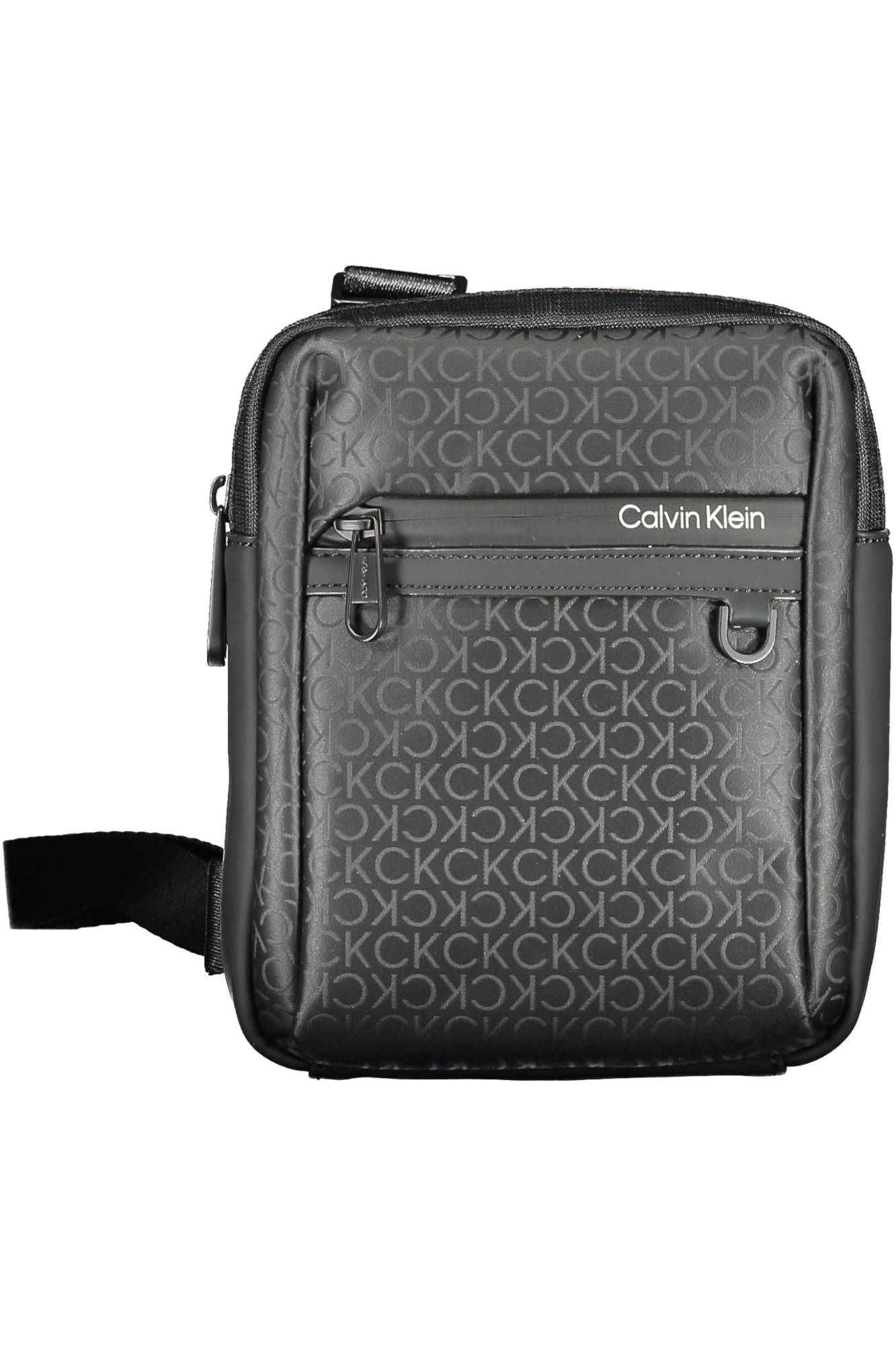 Black Polyester Men Shoulder Bag