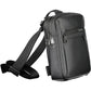 Black Polyethylene Men Shoulder Bag