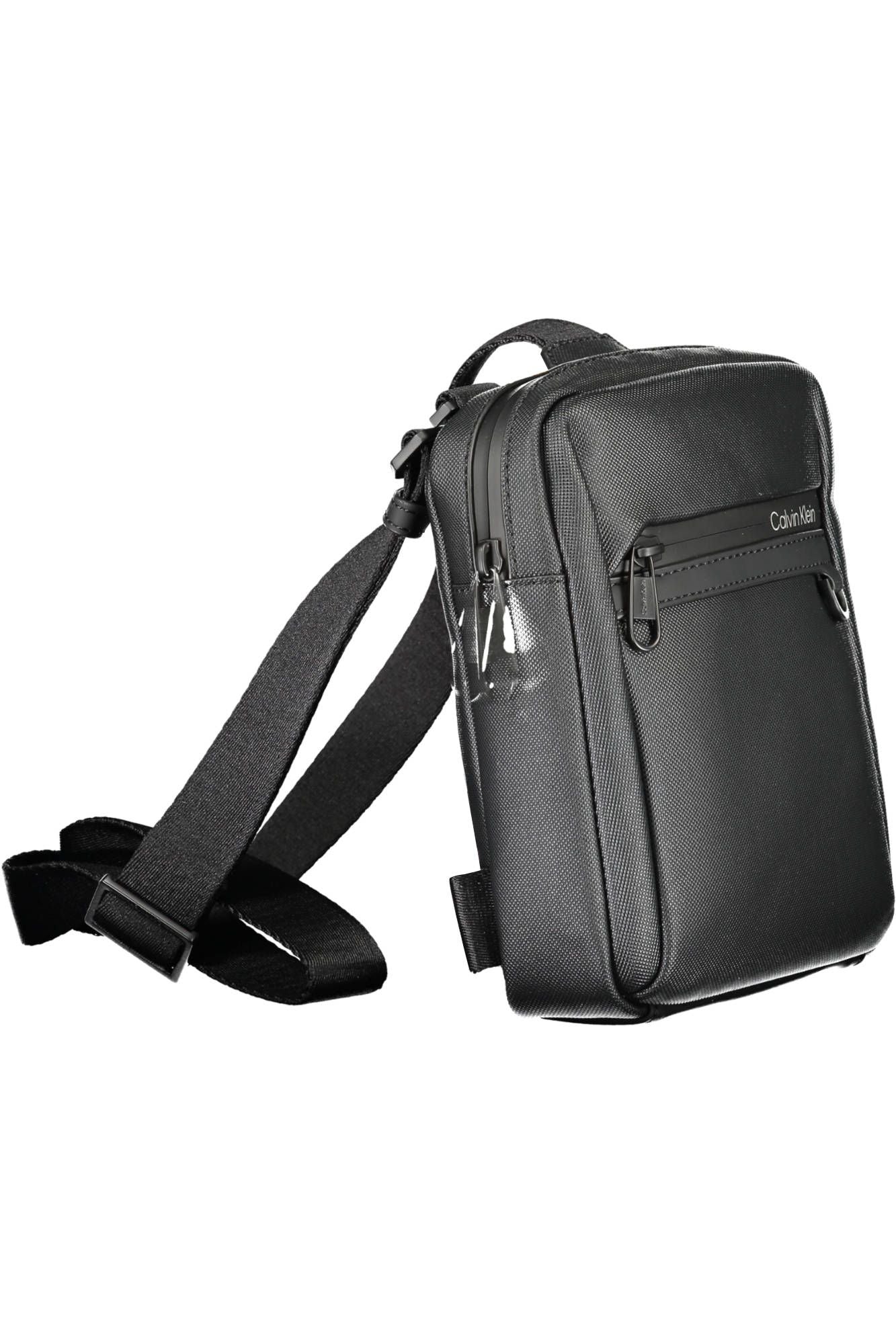 Black Polyethylene Men Shoulder Bag