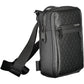 Black Polyester Men Shoulder Bag