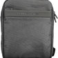 Black Polyester Men Shoulder Bag